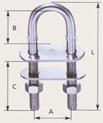 Bolturi inox tip U