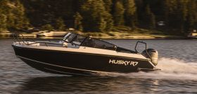 HUSKY R7  Black Edition cu Yamaha F150 XB
