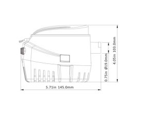 Pompa de santină automată SEAFLO 600GPH