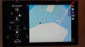 PARKER 760 Quest & Mercury F225 Verado demo boat 3 ore de functionare